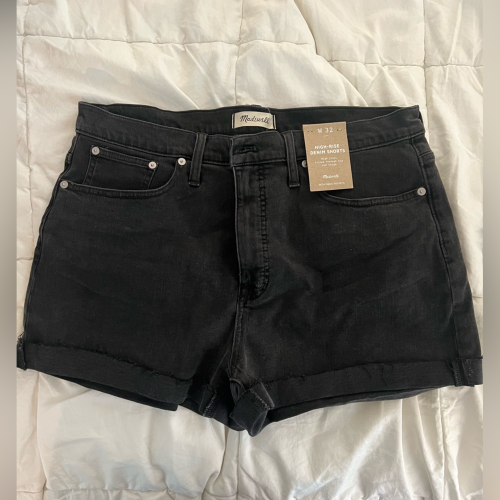 NWT High-Rise Denim Shorts